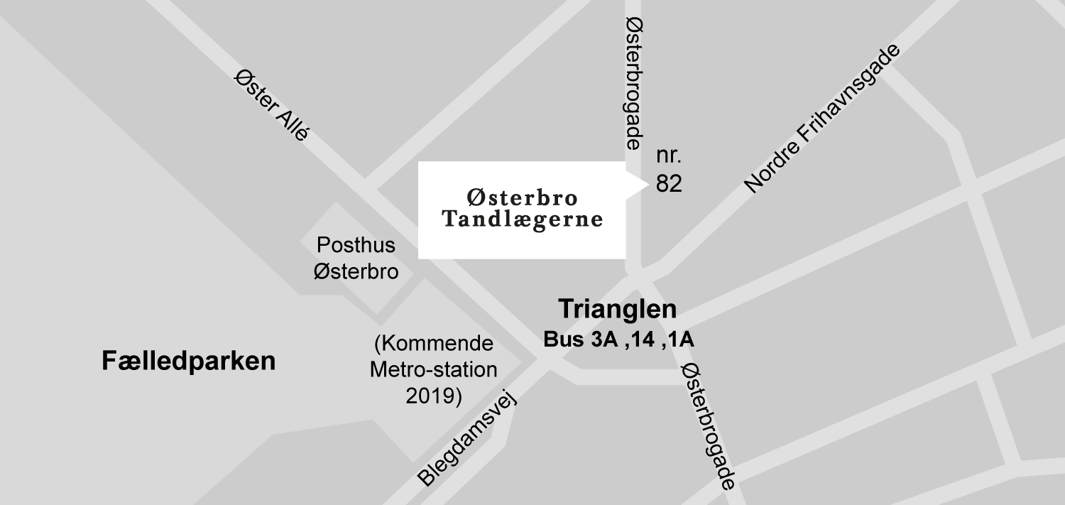 Oesterbro-Tandlaegerne-Kort